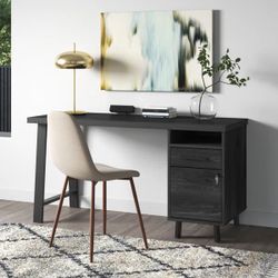 Desk With File Cabinet