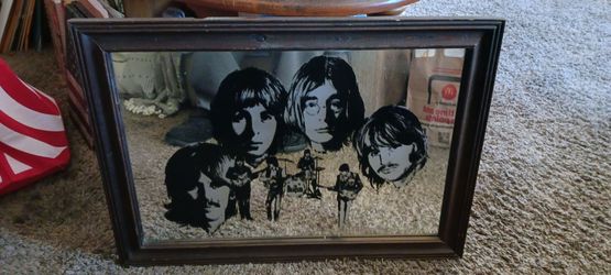 The Beatles Mirrored Wall Art