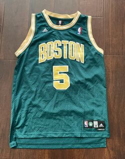 Kevin Garnett Boston Celtics #5 Adidas St Patrick's Day Jersey Sz M