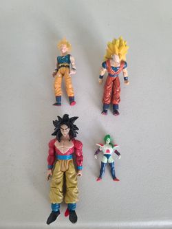 Vintage 2003 Jakks Pacific DBZ Dragon Ball Z Goku Action Figure Lot