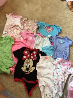 3-6 month girl onesies