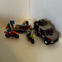 Lego City Truck Trailer and Bikes