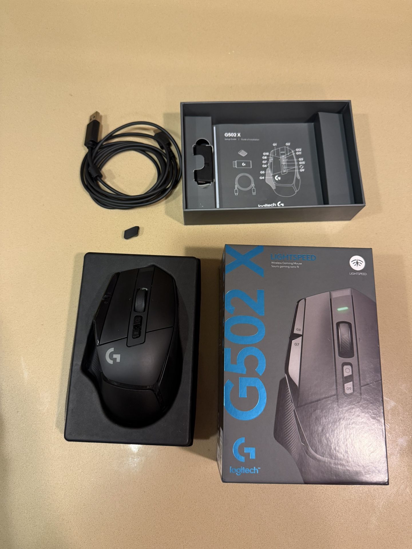 Logitech G502 X Lightspeed Wireless Gaming Mouse - Like New!