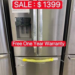 Whirlpool 24.7cu.ft French Door Refrigerator-Fingerprint Resistant Stainless Steel-Free One Year Warranty