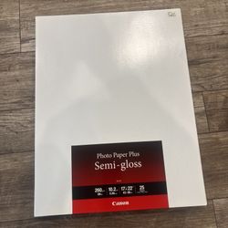 Canon Photo Paper Pro Semi-Gloss 17x22" - 25 Sheets SG-201 | Sealed in Box