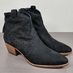 Sam Edelman Womens Reynolds Leather Heels Ankle Boots