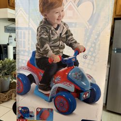 Powered Spider-Man Bike