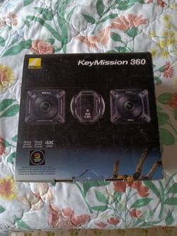 Nikon Key Mission 360 New w/ accessories! New In Box! Water proof 100ft. Shock proof 2mm/6.6 ft. 4K UHD Smart! Make offer!
