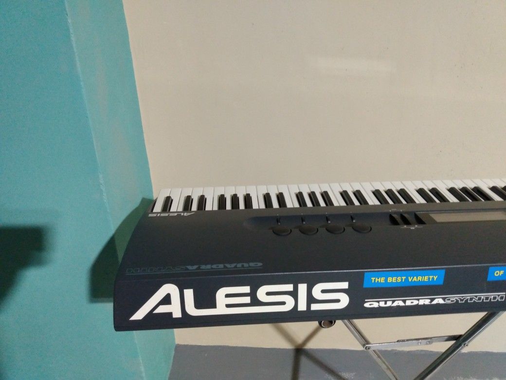 Roland Piano and Alesis Quadra Synth - 76 Key Master Keyboard