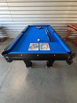 8ft professional pool table!!!! Free delivery and installation included!!!!