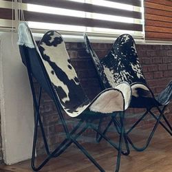 1 Cowhide Butterfly Chair
