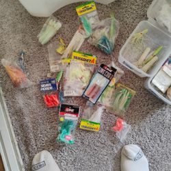 Commercial Salmon Gear, Hoochies, Hooks, Hardware, Line