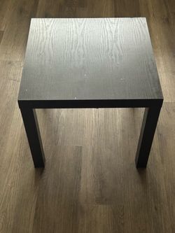 Black Square Side Table