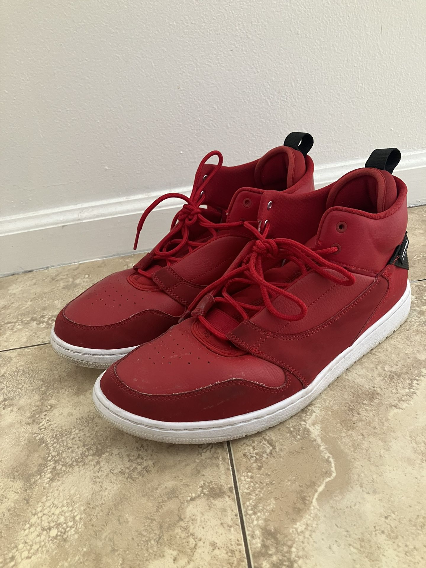 Red Male Nike Style Jordans - Size 11