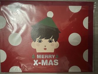 SM Entertainment EXO Lay Zhang Christmas and New Year Card Set 2