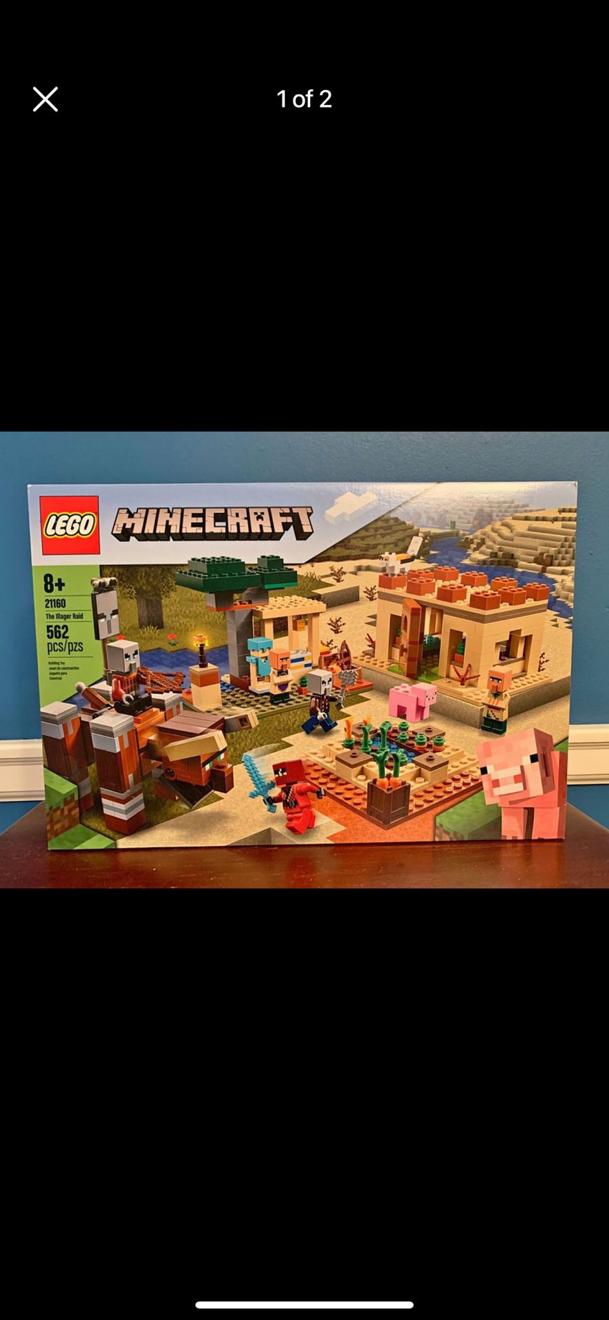 Brand New ! Lego Minecraft  retired Illager Raid 