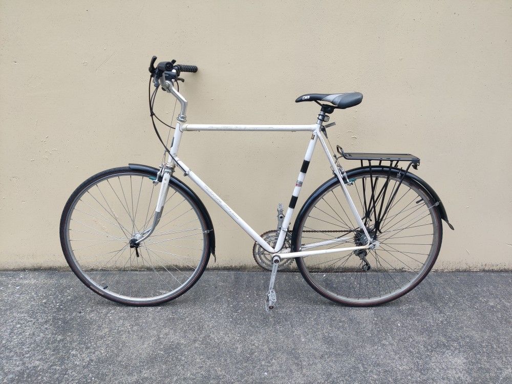 Motobecane Grand Touring 28" 12-Speed Commuter / Road Bike Hybrid - Diamondback Comfort Seat - NEW Rack - Tuned! - XL 24" Frame (MSRP $520)