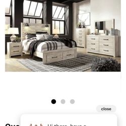 Signature By Design Ashley Bedroom Set With Under Bed Storage