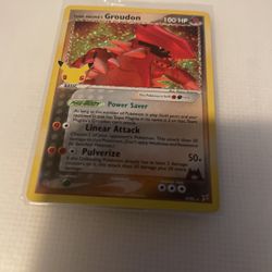 Pokémon Celebration Team Magma’s Groudon 9/95