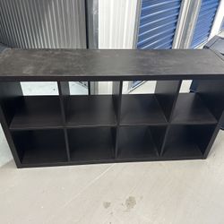 Shoe Bench with Cushion, Entryway Storage Bench with 8 Cubbies, Cubby Shoe Rack