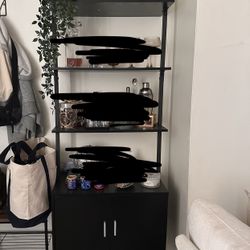 Shelf With Cabinet 