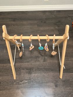 Wooden Baby play gym