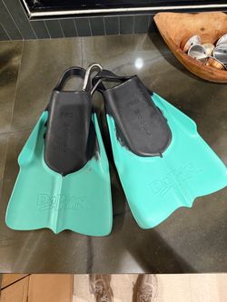 DaFiN Pro Model Swim Fins – Medium Large 9-10 – Teal/Black