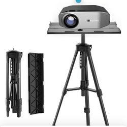 Vamvo Projector Mount, Portable Adjustable Projector Stand, Aluminum Tripod Mounts, Floor Stands Holder, Laptop Mounts, DJ Equipment Holder Mount, Sui