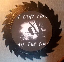 The Crow Decorative Saw Blade