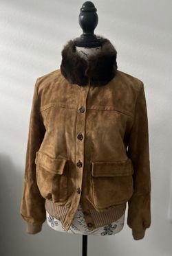 Suede Bomber Jacket