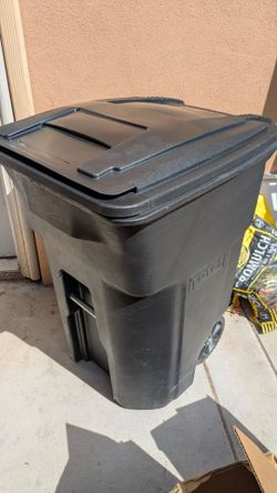 96 Gallon Fully Black Garbage Can/Trash Can