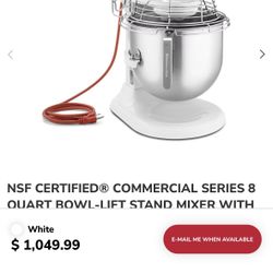 8qt Kitchenaid Stand Mixer With Guard 