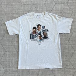 Vintage Early 2000s Reebok NFL Football 2005 Hall of Fame White Graphic Shirt
