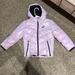 Girls Nike Puffy Jacket Size 6x L 