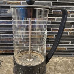 BODUM BRAZIL FRENCH PRESS COFFEE MAKER  8 CUP 34 OZ. GENTLY USED!