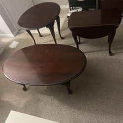 Coffee Table And  (2) End Tables