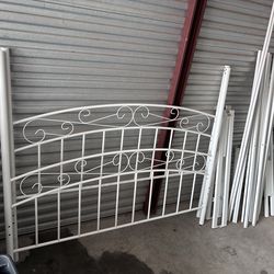 Queen size mattress and bed frame