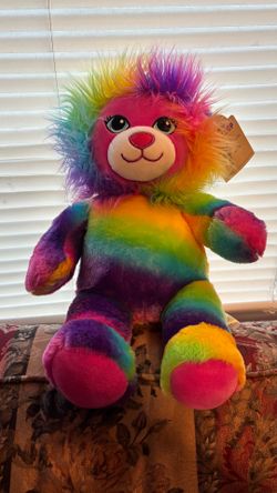 Build-A-Bear Color Craze Rainbow Lion new