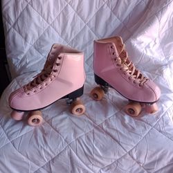 COSMIC SKATES ARCHIE-15 PINK ROLLER SKATES WOMENS size 10