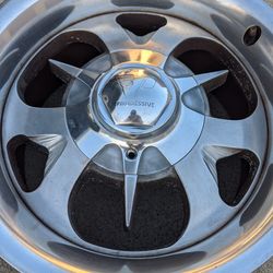 16 " Dual Pattern 5 hole lug Rims Wheels Set