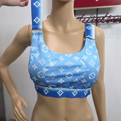 LV Lightly padded sports bra Size Medium