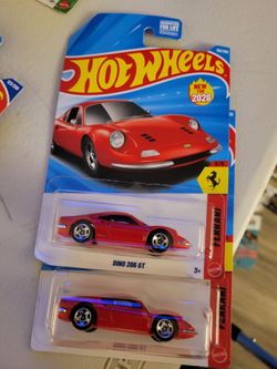 Hot Wheels Ferrari Dino 206 GT 2-Pack