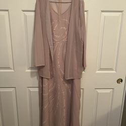 Easter Dress Sleeveless With Jacket Xxl NEW