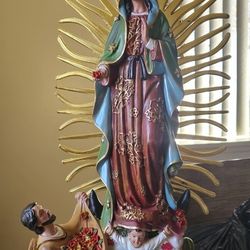 Our Lady Of Guadalupe With Juan Diego 