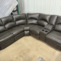 L Shape Reclining Sectional Living Room Couch Indoor Furniture*New* 