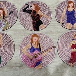 Taylor swift bling coaster set!