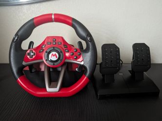 HORI Mario Kart Racing Wheel Pro Deluxe Nintendo Switch USB NSW-228U