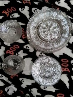 Crystal dish set