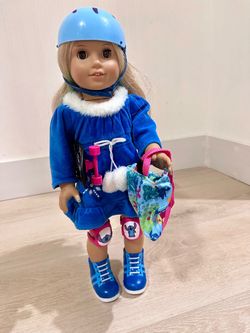 American Girl With Outfit And Accessories