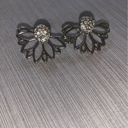 Half Flower Earrings